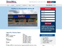 Website Screenshot TitleMax Title Pawns