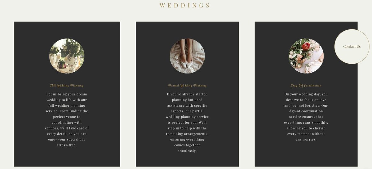 Images Timeless Events by Gina Wolf