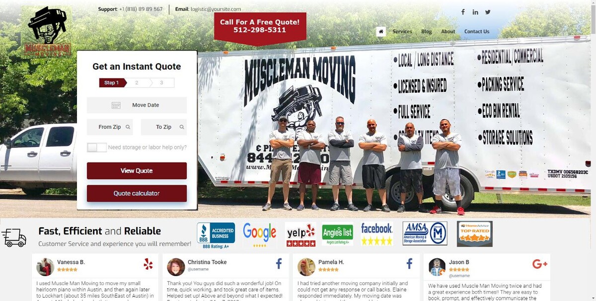 Images Muscleman Elite Moving & Storage