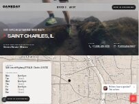 Website Screenshot Gameday Men's Health Saint Charles, IL