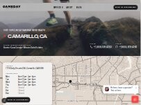 Website Screenshot Gameday Men's Health Camarillo, CA