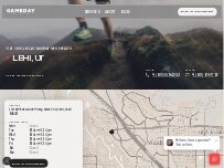 Website Screenshot Gameday Men's Health Lehi, UT