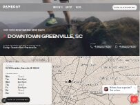Website Screenshot Gameday Men's Health Downtown Greenville, SC