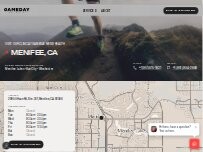 Website Screenshot Gameday Men's Health Menifee, CA