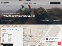 Website Screenshot Gameday Men's Health Wilmington Landfall, NC