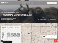 Website Screenshot Gameday Men's Health Central Bakersfield, CA