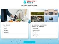 Website Screenshot Negley's Water and Well Drilling of Hagerstown