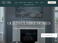 Website Screenshot Olivia Clarke Homes, LLC - Corporate Office