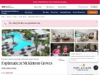 Website Screenshot Esplanade at McKinnon Groves - Taylor Morrison