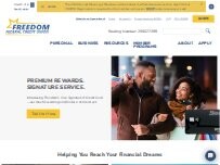 Website Screenshot Freedom Federal Credit Union