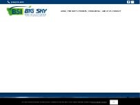 Website Screenshot Big Sky Installations LLC