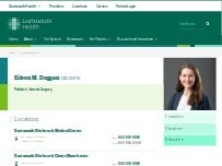 Website Screenshot Eileen M. Duggan, MD, MPH