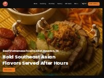 Website Screenshot Quan Gi Restaurant Noodle & Sandwich & Boba