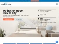 Website Screenshot Hydration Room - Culver City