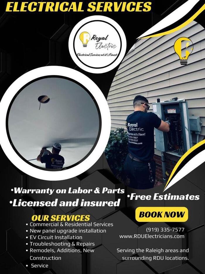 Images Royal Electric Services | Raleigh, NC