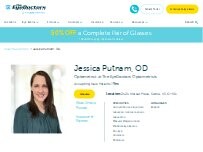 Website Screenshot Jessica Putnam, OD