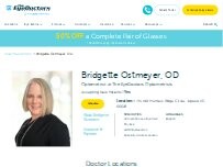 Website Screenshot Bridgette Ostmeyer, OD