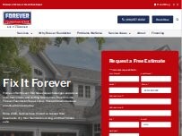 Website Screenshot Forever Foundation Repair