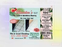 Website Screenshot Baxter's Tile & Carpet Cleaning