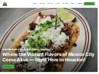 Website Screenshot Taqueria el D.F