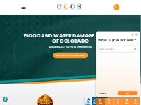 Website Screenshot ECOS Environmental & Disaster Restoration, Inc.