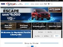 Website Screenshot Napleton Ford in Libertyville
