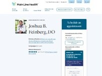 Website Screenshot Joshua B. Feinberg, DO