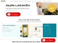 Website Screenshot KeyMe Locksmiths