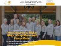 Website Screenshot Sunrise Dental Solutions