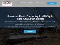 Website Screenshot Blackhills Finish Carpentry