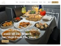 Website Screenshot The Bay Café