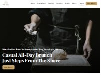 Website Screenshot The Bay Café