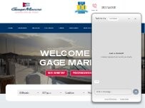 Website Screenshot Gage Marine