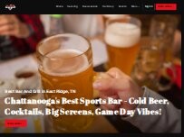 Website Screenshot Home Plate Bar & Grill of Chattanooga