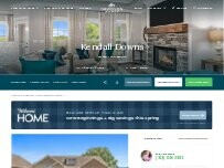 Website Screenshot Davidson Homes at Kendall Downs