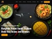 Website Screenshot Bangkok Street Foods