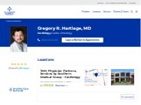Website Screenshot Gregory R Hartlage, MD