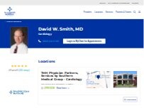 Website Screenshot David W Smith, MD