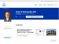 Website Screenshot John N Katopodis, MD