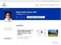 Website Screenshot Gian-Carlo Giove, MD