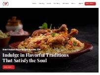 Website Screenshot Buckeye Indian Grill