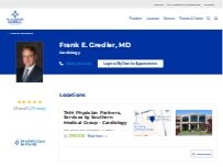 Website Screenshot Frank E Gredler, MD