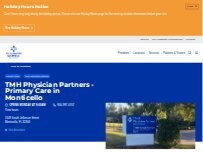 Website Screenshot TMH Physician Partners - Primary Care in Monticello