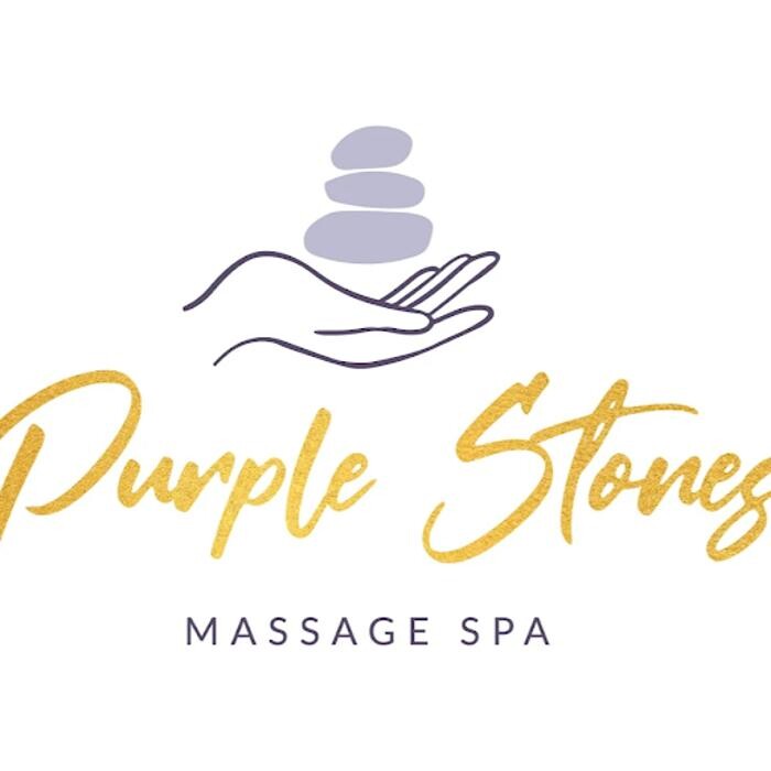 Purple Stones Family Massage Logo
