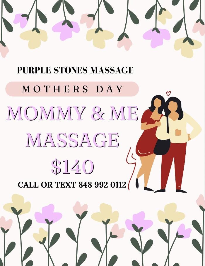 Images Purple Stones Family Massage