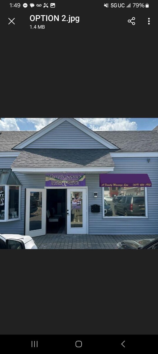 Images Purple Stones Family Massage