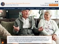 Website Screenshot Autumn View Gardens Assisted Living and Memory Care
