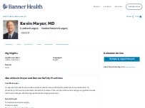 Website Screenshot Kevin Lee Mayor, MD