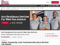 Website Screenshot Ace Handyman Services Far West San Antonio