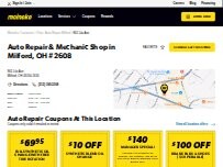 Website Screenshot Meineke Car Care Center